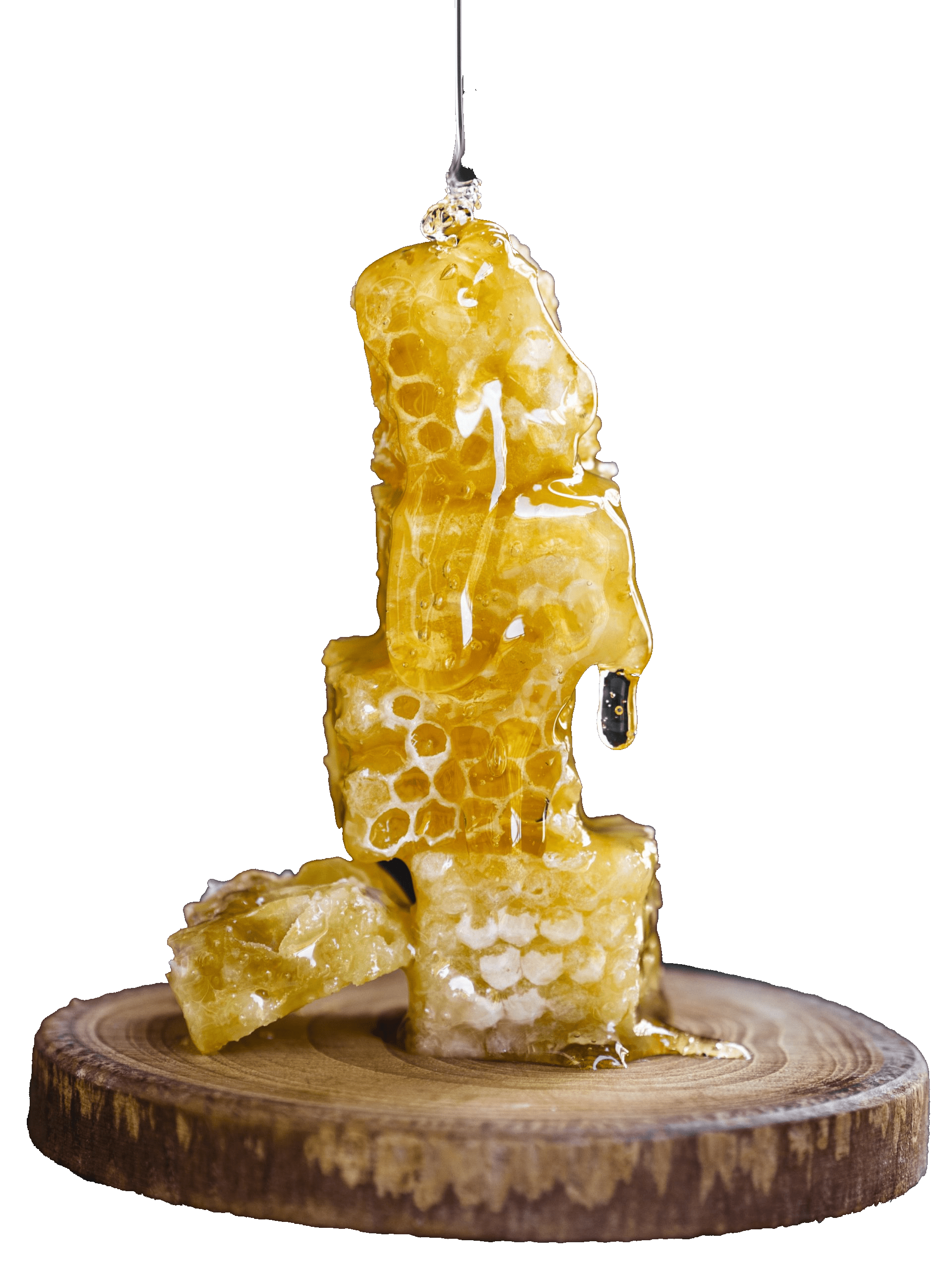 Honey dripping